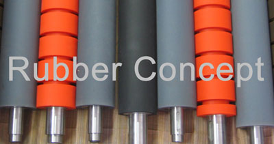 How rubber rollers manufactured
